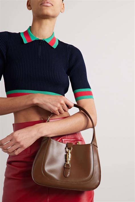 small gucci jackie 1961|Jackie 1961 small shoulder bag in brown leather .